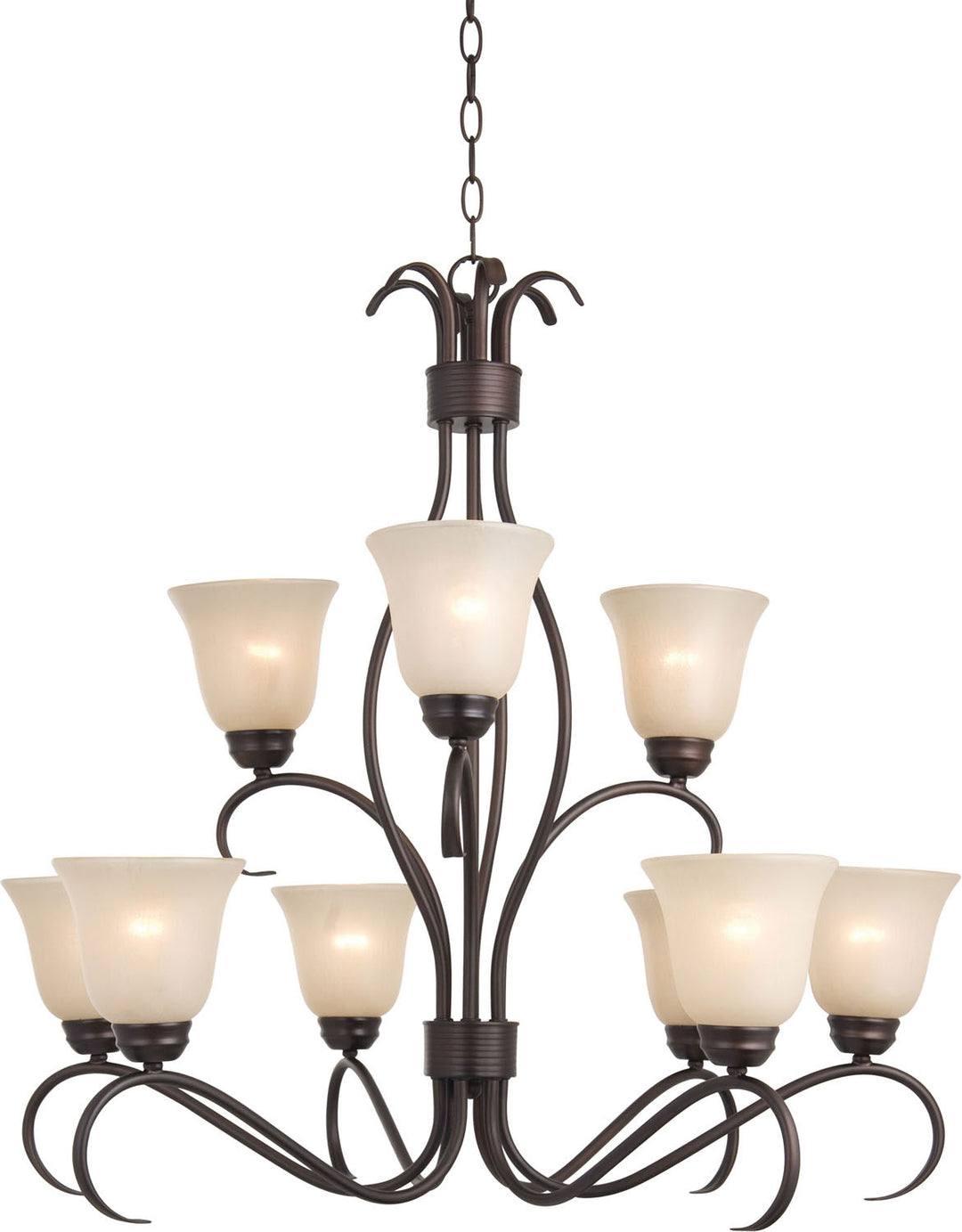 Maxim Basix 10128WSOI Chandelier Light - Oil Rubbed Bronze