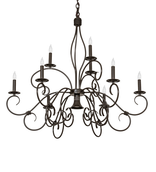 Meyda Tiffany Grace 224136 Chandelier Light - Timeless Bronze