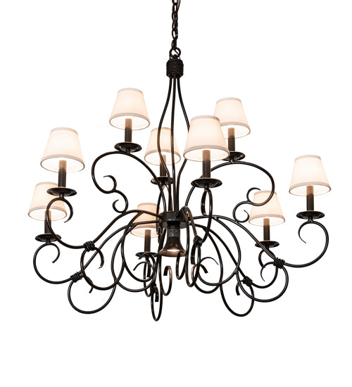 Meyda Tiffany Grace 224138 Chandelier Light - Timeless Bronze