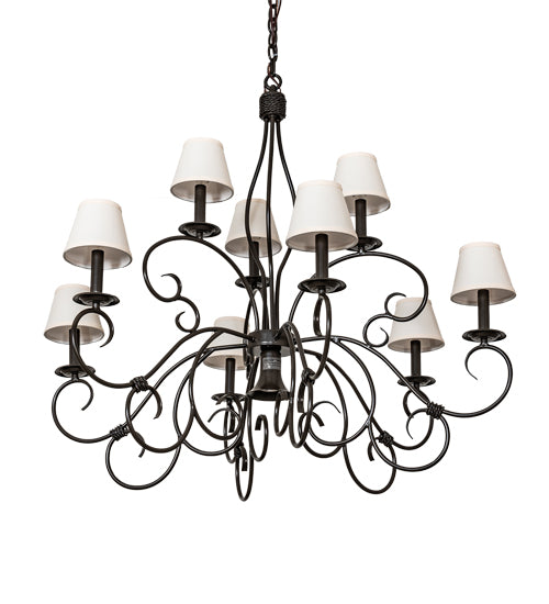 Meyda Tiffany Grace 224138 Chandelier Light - Timeless Bronze