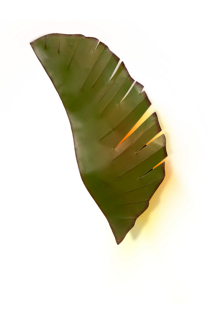 Varaluz Banana Leaf 901K02 Wall Sconce Light - Banana Leaf