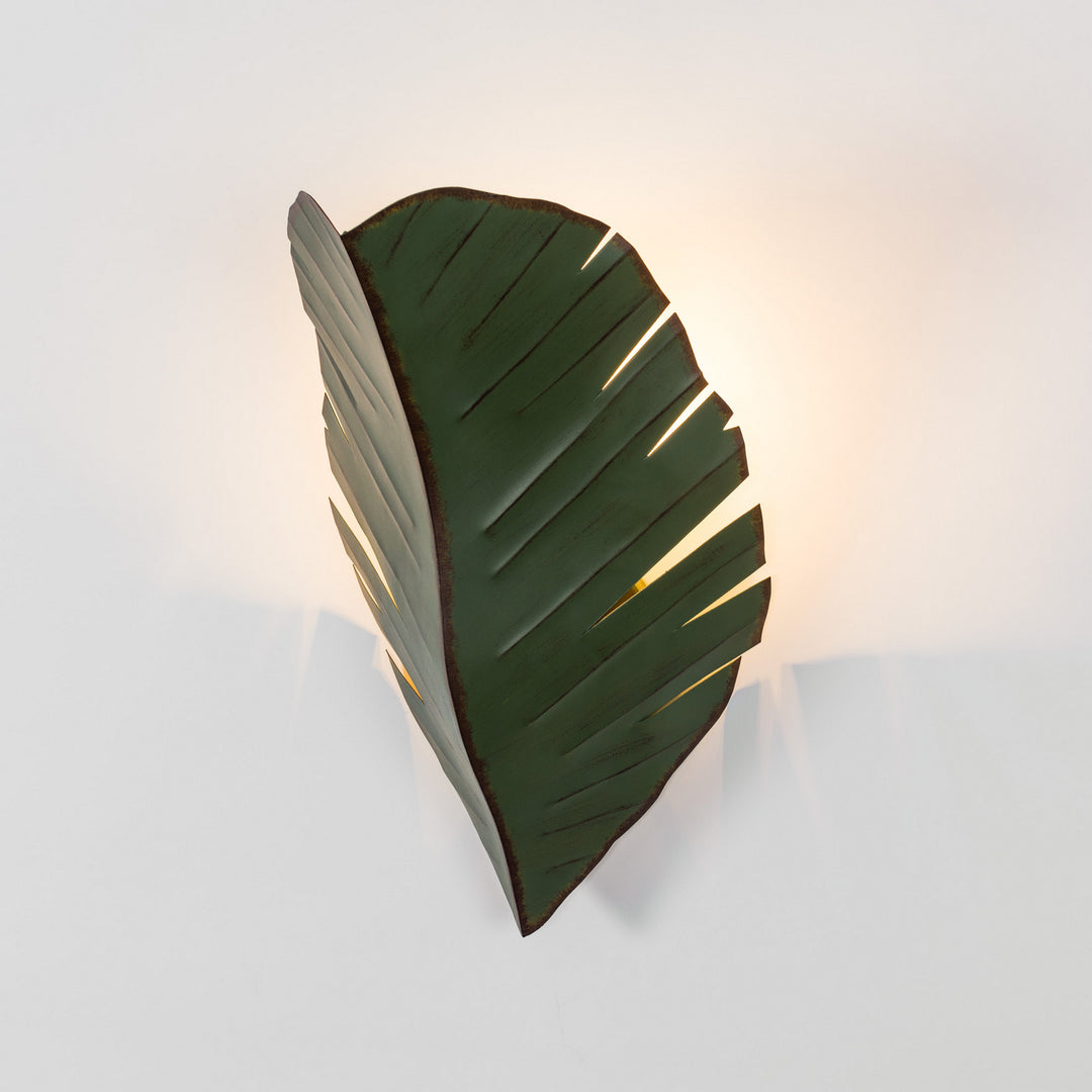 Varaluz Banana Leaf 901K02 Wall Sconce Light - Banana Leaf