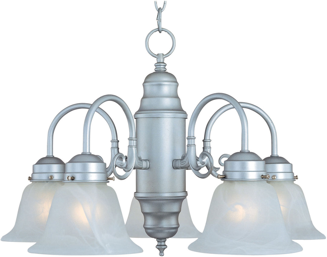 Maxim Builder Basics 91197MRSN Chandelier Light - Satin Nickel