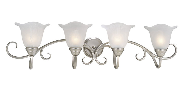 Vaxcel Bella BL-VLD004BN Bath Vanity Light 38 in. wide - Brushed Nickel