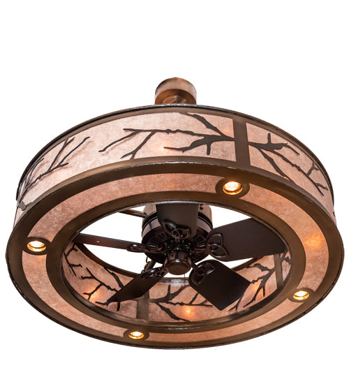 Meyda Tiffany Branches 224914 Ceiling Fan - Antique Copper