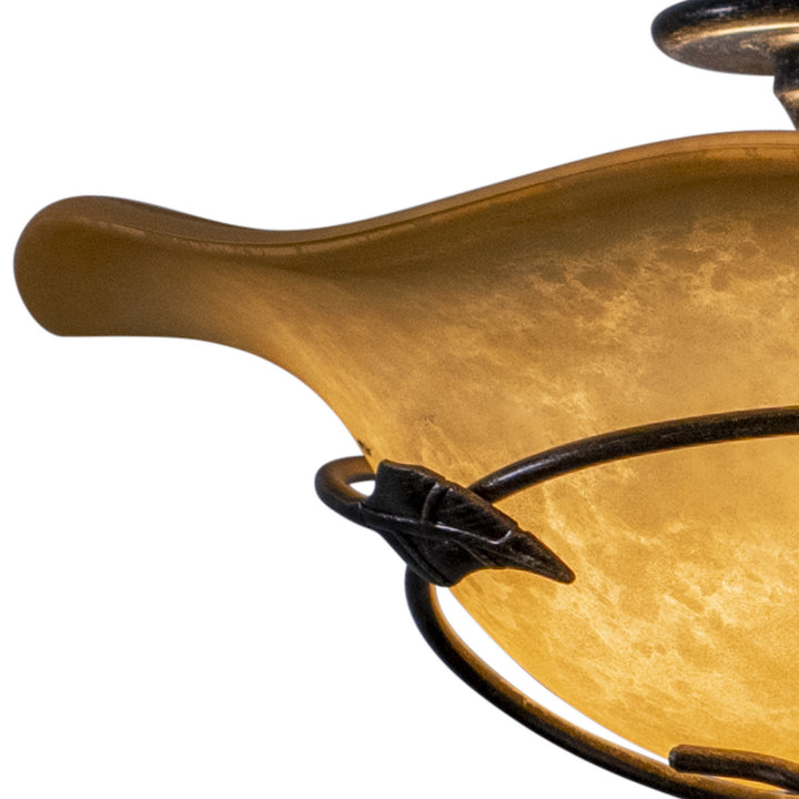 Vaxcel Vine CF38815OL Ceiling Light - Oil Shale