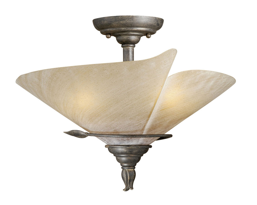 Vaxcel Capri CP-CFU150BW Ceiling Light - Black Walnut