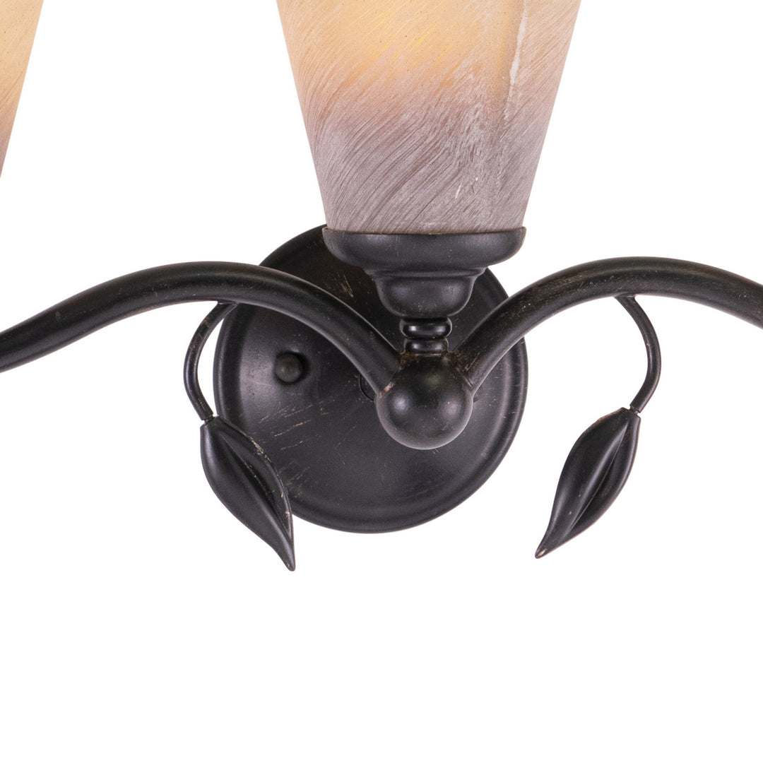 Vaxcel Capri CP-VLU003BW Bath Vanity Light 24 in. wide - Black Walnut