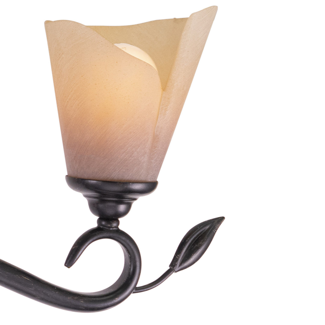 Vaxcel Capri CP-VLU004BW Bath Vanity Light 30 in. wide - Black Walnut