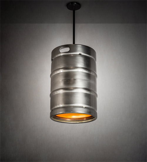 Meyda Tiffany Keg 224991 Pendant Light - Stainless Steel