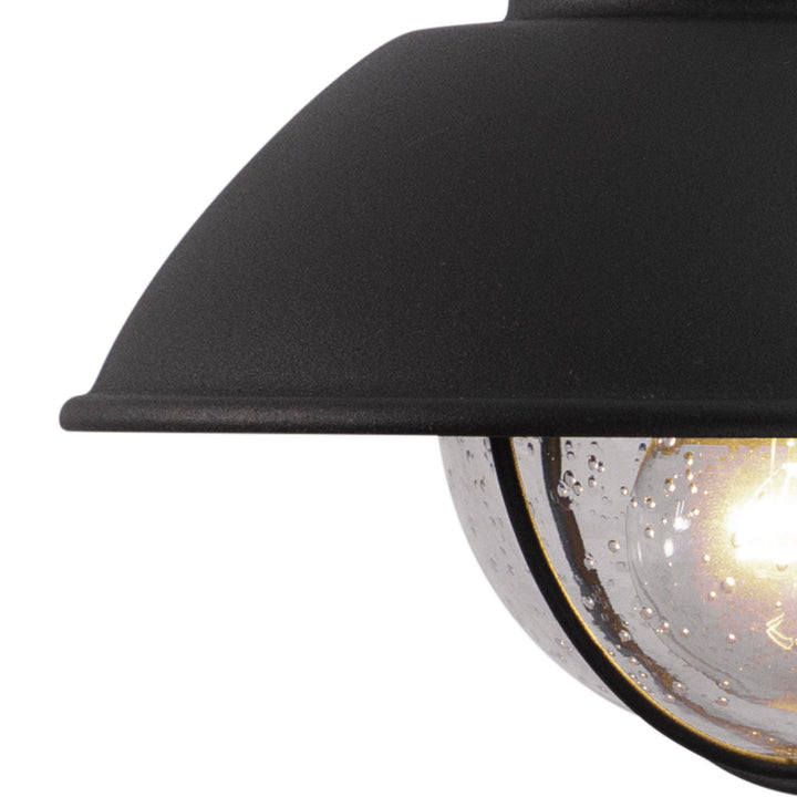 Vaxcel Lighting OD21506TB Harwich One Light Outdoor Pendant Outdoor Black