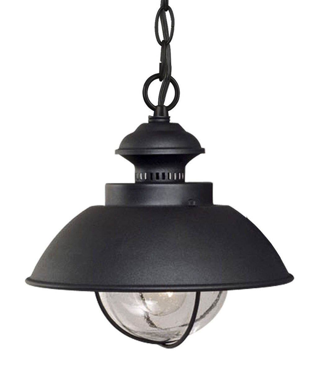 Vaxcel Lighting OD21506TB Harwich One Light Outdoor Pendant Outdoor Black