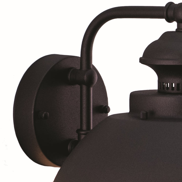 Vaxcel Lighting OW21501TB Harwich One Light Outdoor Wall Mount Outdoor Black