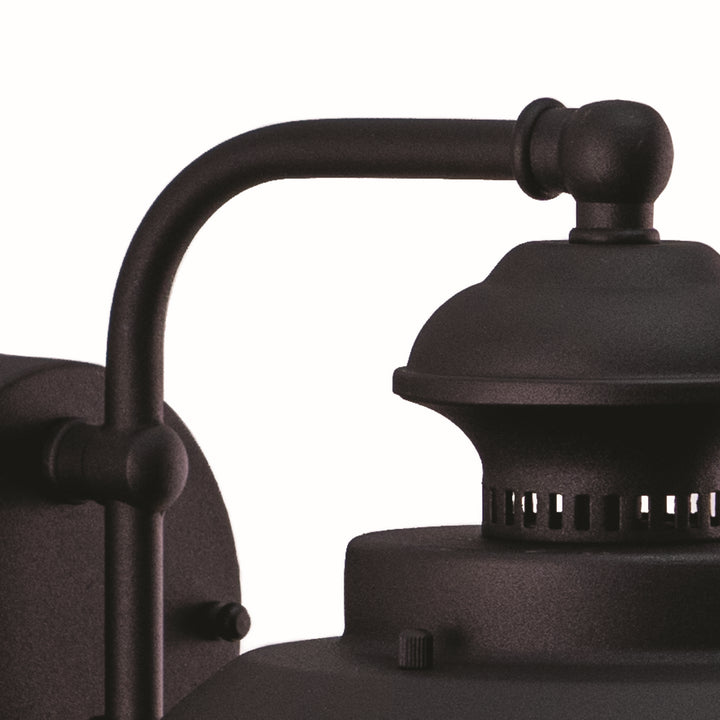 Vaxcel Lighting OW21501TB Harwich One Light Outdoor Wall Mount Outdoor Black