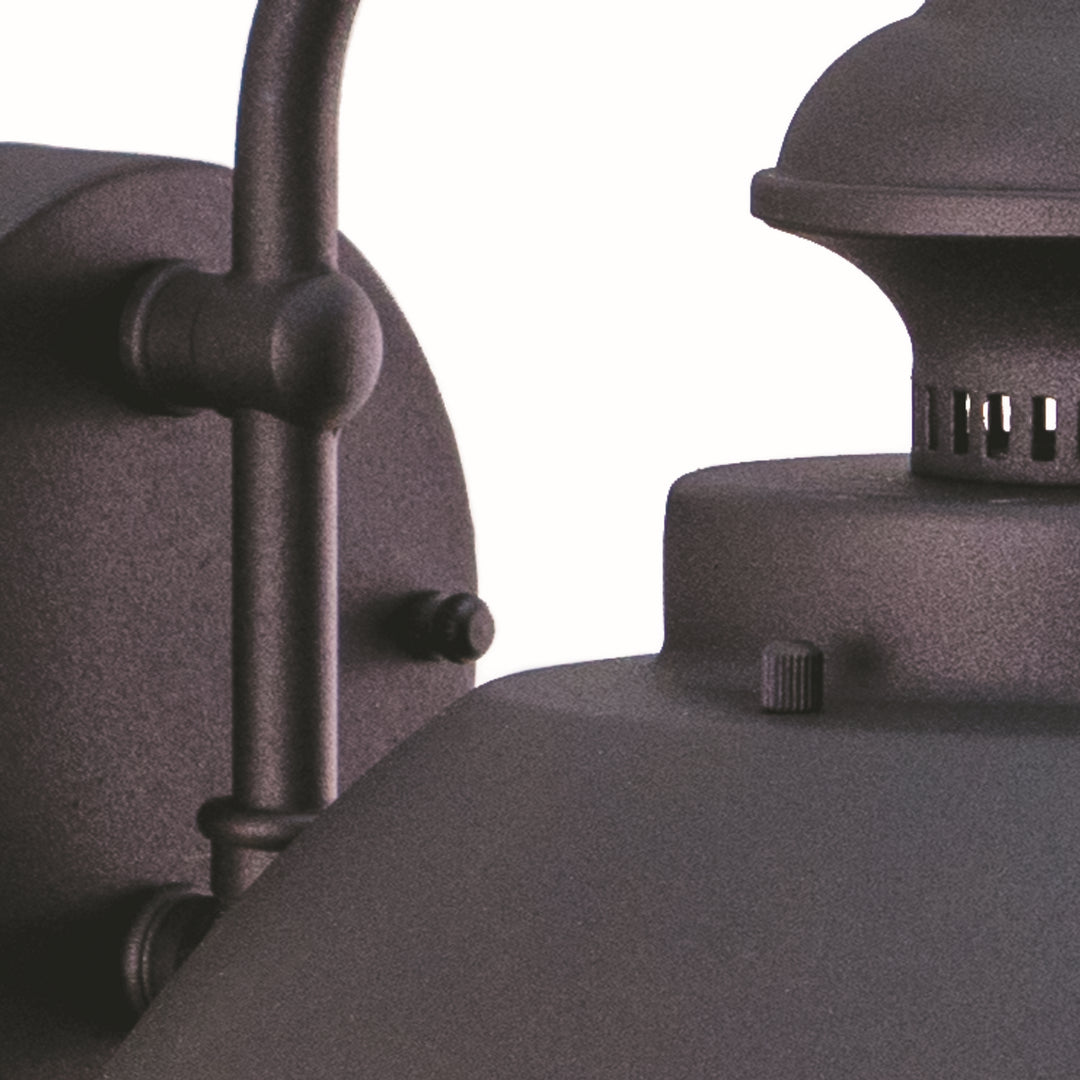 Vaxcel Lighting OW21501TB Harwich One Light Outdoor Wall Mount Outdoor Black