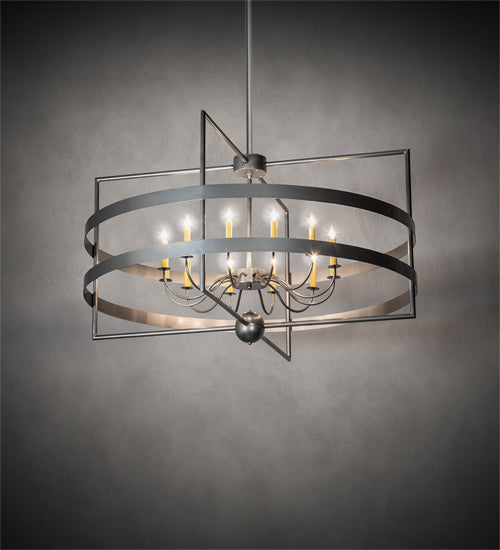 Meyda Tiffany Aldari 225508 Chandelier Light - Nickel