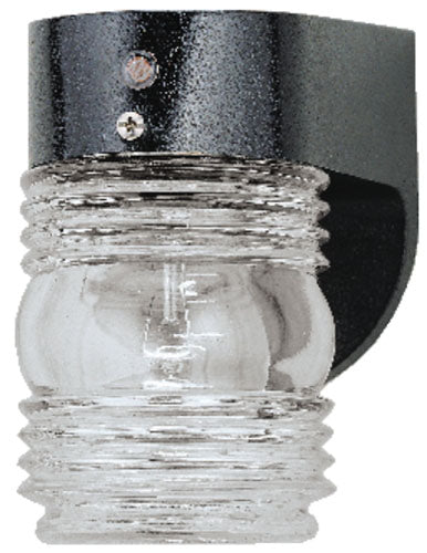 Westinghouse Lighting 6694900  Jelly Jar Utility Light Black