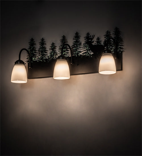 Meyda Tiffany Deer 226178 Bath Vanity Light 27 in. wide