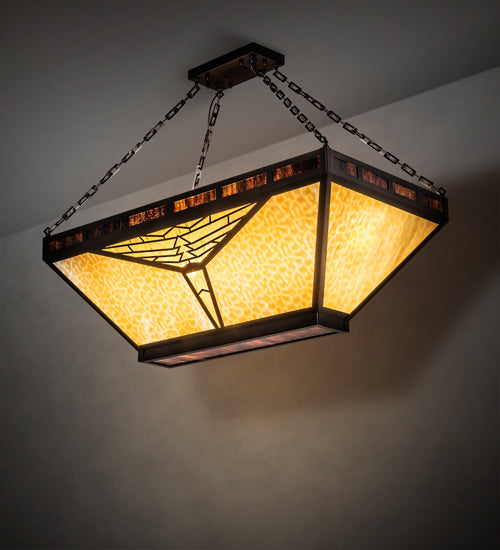 Meyda Tiffany Nuevo Mission 226306 Ceiling Light - Mahogany Bronze