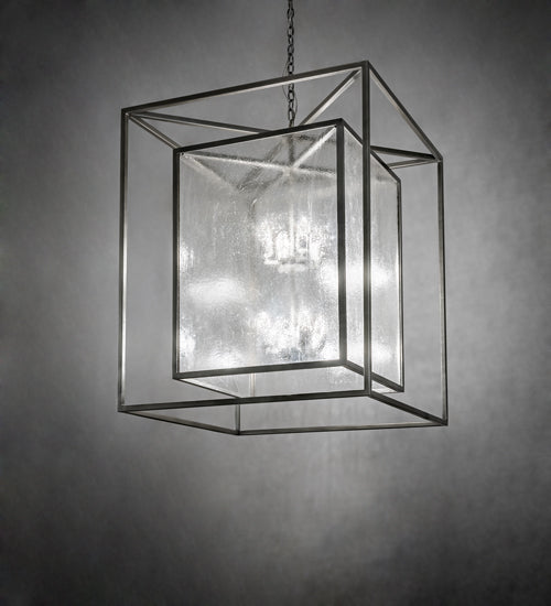 Meyda Tiffany Kitzi Box 226415 Pendant Light - Nickel