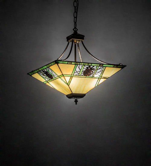 Meyda Tiffany Pinecone Ridge 226778 Ceiling Light - Antique Copper