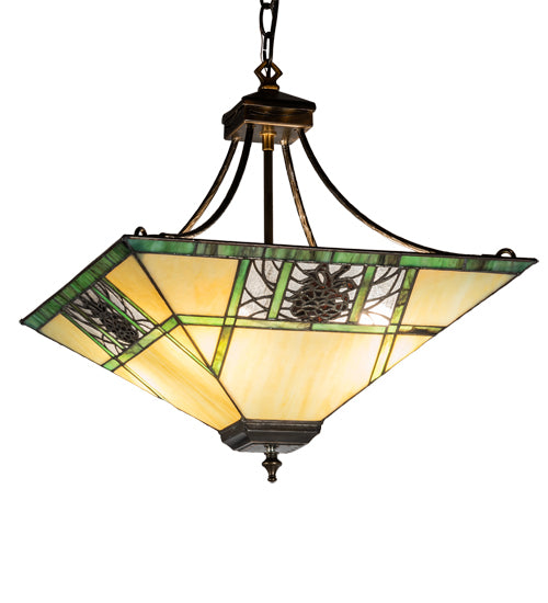 Meyda Tiffany Pinecone Ridge 226778 Ceiling Light - Antique Copper