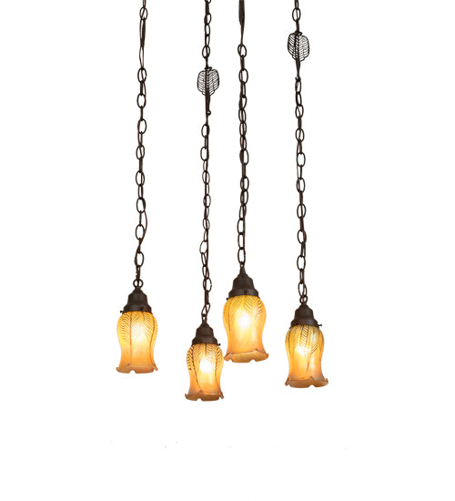 Meyda Tiffany Bungalow 227606 Pendant Light - Craftsman Brown
