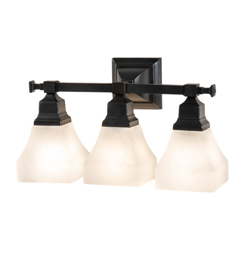 Meyda Tiffany Bungalow 227611 Bath Vanity Light 19 in. wide - Craftsman Brown
