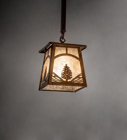 Meyda Tiffany Mountain Pine 227795 Pendant Light - Vintage Copper