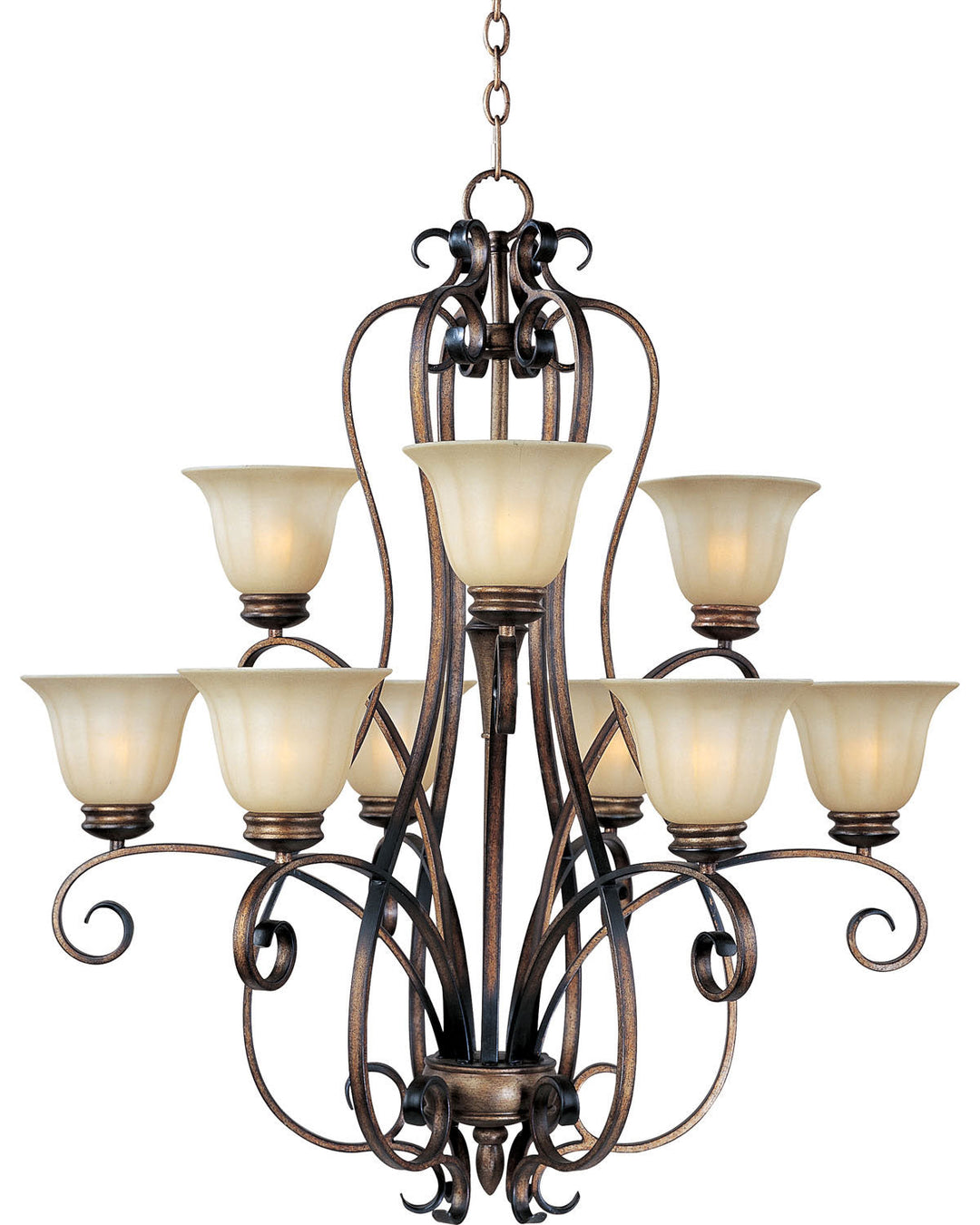 Maxim Fremont 22246WSPD Chandelier Light - Platinum Dusk
