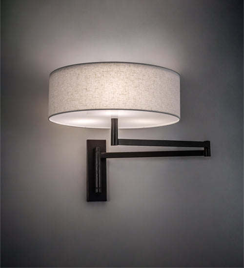 Meyda Tiffany Lighting 228503 Cilindro Led Wall Sconce Lamp Bronze / Dark