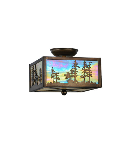 Meyda Tiffany Tall Pines 22864 Ceiling Light - Antique Copper