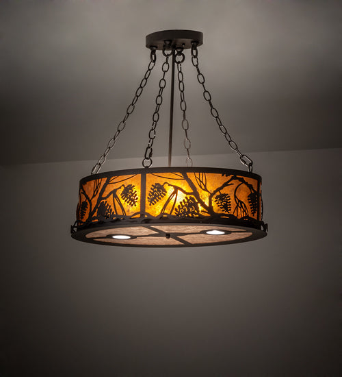 Meyda Tiffany Pinecone 229136 Pendant Light - Oil Rubbed Bronze