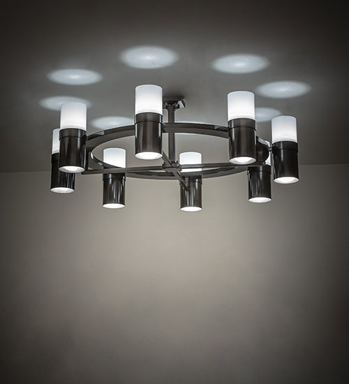 Meyda Tiffany Farmington 229851 Ceiling Light - Black Chrome