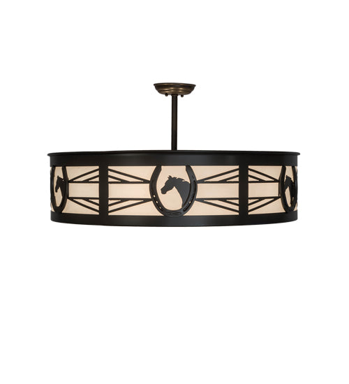 Meyda Tiffany Horseshoe 230009 Ceiling Light - Timeless Bronze