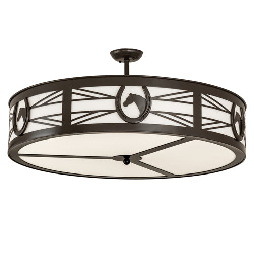 Meyda Tiffany Horseshoe 230010 Ceiling Light - Timeless Bronze