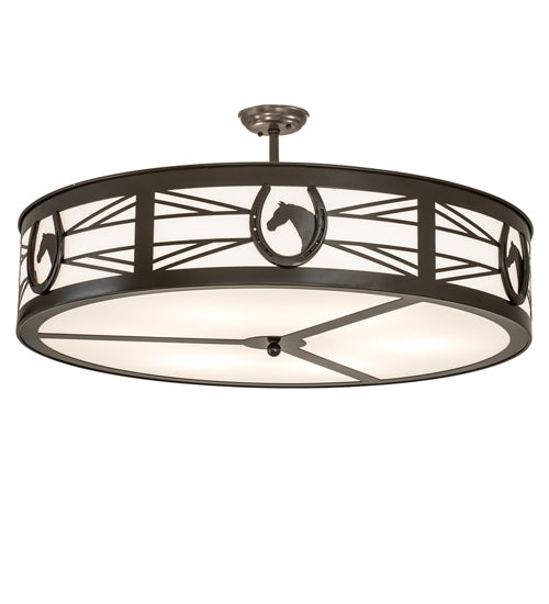 Meyda Tiffany Horseshoe 230010 Ceiling Light - Timeless Bronze