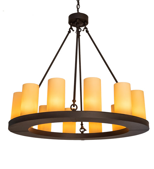 Meyda Tiffany Loxley 230212 Chandelier Light - Oil Rubbed Bronze