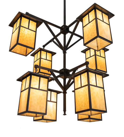 Meyda Tiffany Hyde Park 230270 Chandelier Light - Craftsman Brown