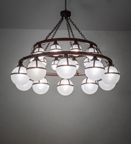 Meyda Tiffany Bola 230704 Chandelier Light - Rust