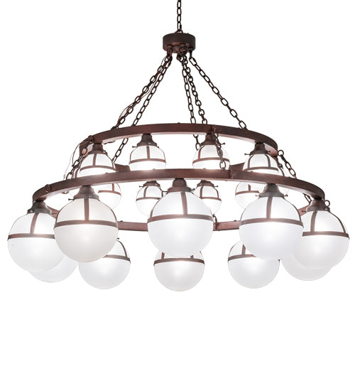 Meyda Tiffany Bola 230704 Chandelier Light - Rust