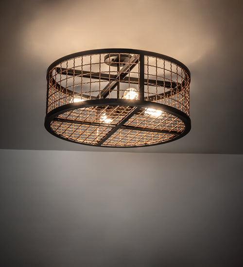 Meyda Tiffany Paloma Golpe 230967 Ceiling Light - Bronze