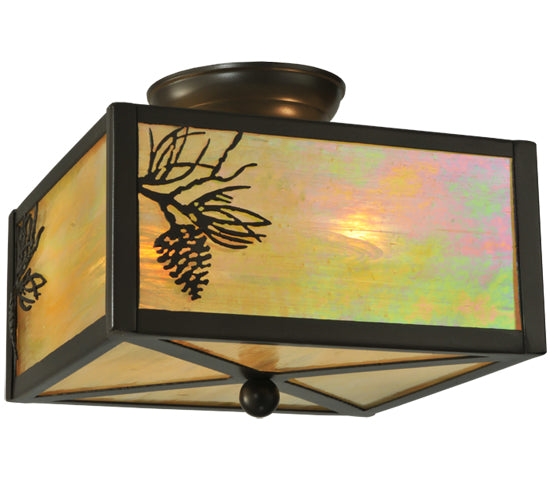 Meyda Tiffany Balsam Pine 23211 Ceiling Light - Timeless Bronze