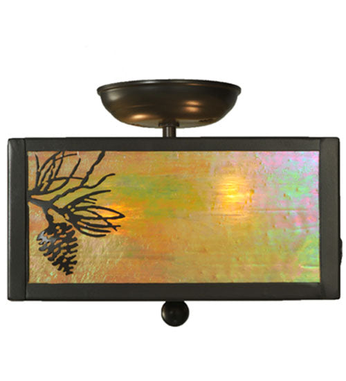 Meyda Tiffany Balsam Pine 23211 Ceiling Light - Timeless Bronze