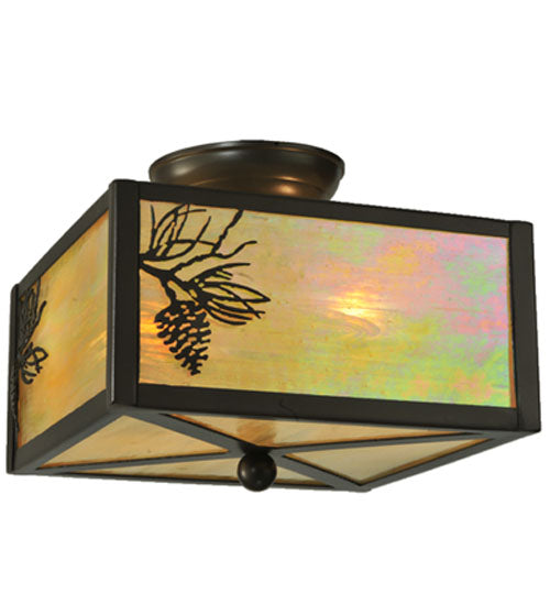 Meyda Tiffany Balsam Pine 23211 Ceiling Light - Timeless Bronze