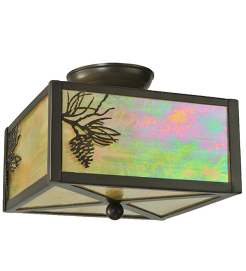 Meyda Tiffany Balsam Pine 23211 Ceiling Light - Timeless Bronze