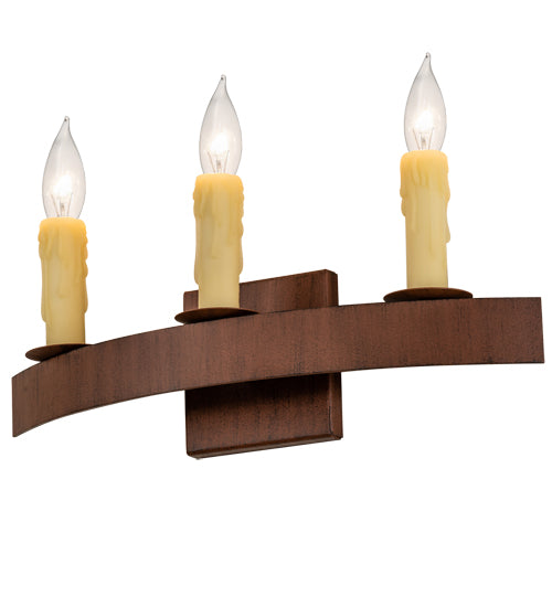 Meyda Tiffany Lakeshore 232159 Bath Vanity Light 18 in. wide - Rust