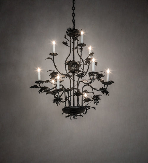 Meyda Tiffany Oak Leaf 232381 Chandelier Light -
