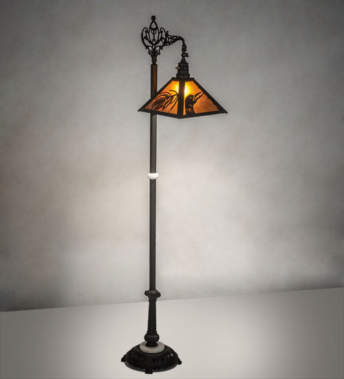 Meyda Tiffany Lighting 232664 Loon One Light Floor Lamp Lamp Black