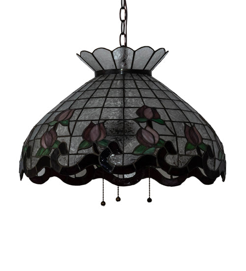 Meyda Tiffany Roseborder 232769 Chandelier Light - Mahogany Bronze